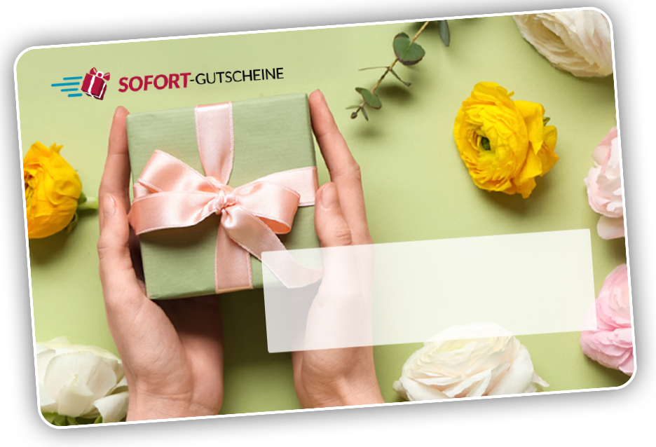 Card Layout Blumen