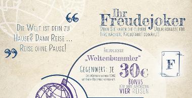 Freudejoker Weltenbummler