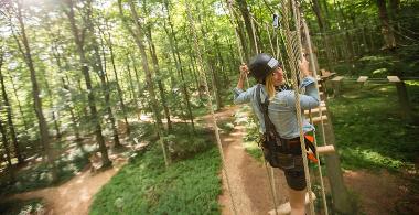 Kletterwald Vulkanpark: Kletterticket 3 Std.