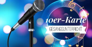 10er-Karte Gesangsunterricht