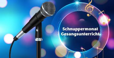 Schnuppermonat Gesangsunterricht