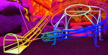 3D Schwarzlicht Minigolf