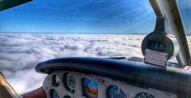 Schnupperflug mit Mitflieger . 30 Minuten Flugzeit