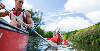 Kurzurlaub mit Kanufahrt auf der Lahn