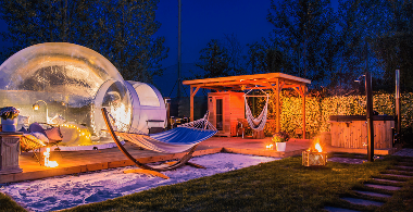 Magische Nacht im Bubble Tent f&uuml;r 2 Personen
